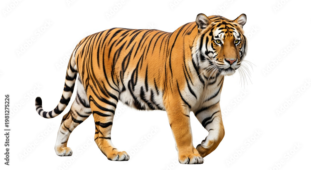 Obraz premium Majestic bengal tiger prowling a powerful predator in its natural habitat