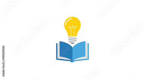 Conceptual illustration of knowledge, illumination, and the power of education combined