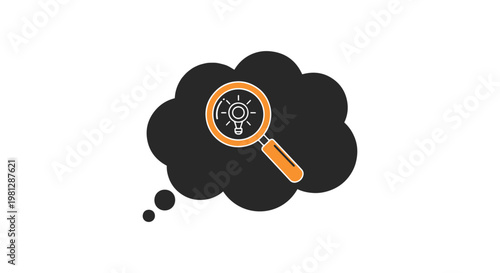 Strategy Idea Line art vector minimal abstract design illustration