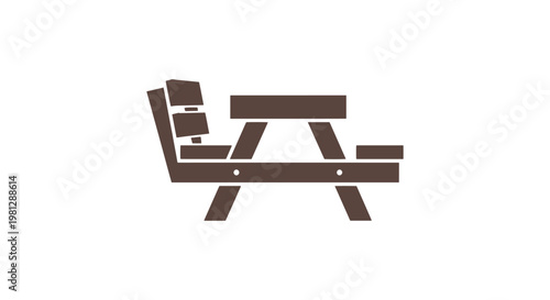 Forest Park Line art vector minimal creative abstract