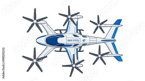Vector isolated airplane showcases aviation aircraft design in topview aerial perspective