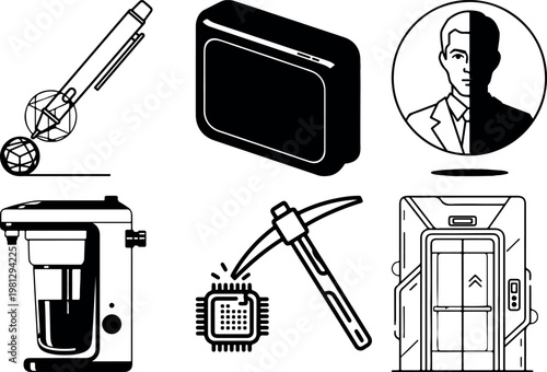 minimalist speech bubble and chat icon combo vector set