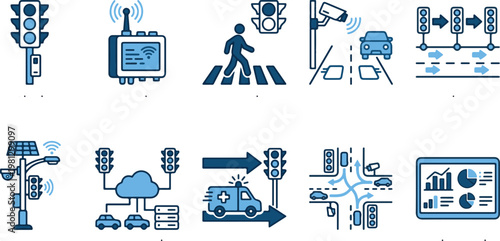 Smart traffic management system with connected devices