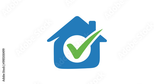 Home verification icon, a visual representation of completed tasks and successful outcomes