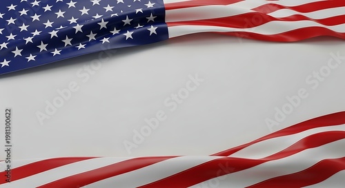 American Flag Day on a blue background