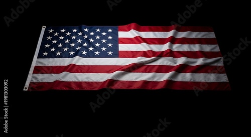 American Flag Day on a blue background