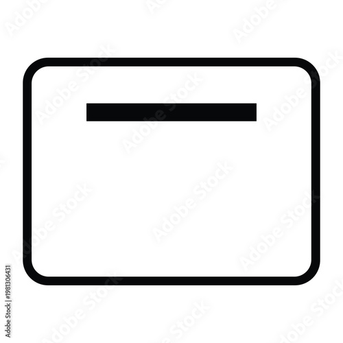 Oven grill heating element symbol black outline icon