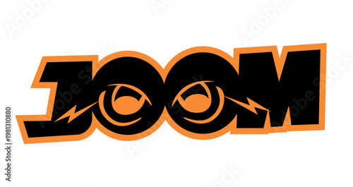 A bold and eye-catching logo with a striking design