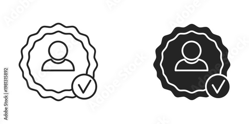 Verified user profiles with different visual styles indicating authentication status