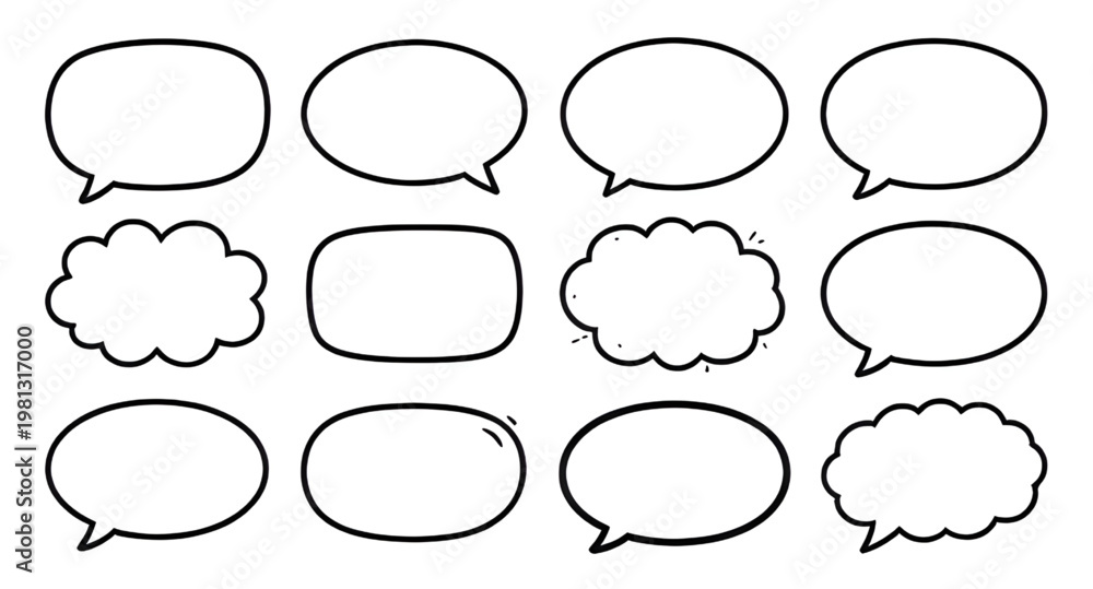 Fototapeta premium speech, bubble, chat, dialogue, talk, message, communication, blank, comic, text, conversation, balloon, icon, design, graphic, vector, simple