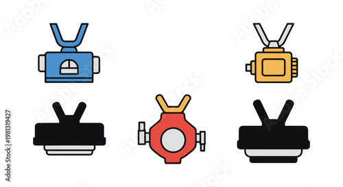Gas burette Line art vector creative abstract minimal illustration