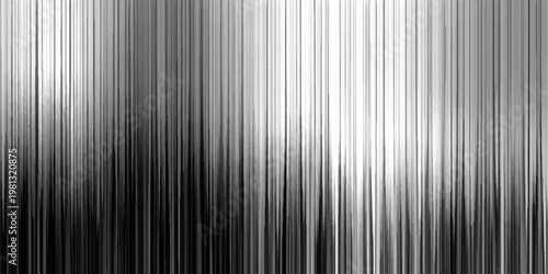 abstract black and white vertical lines with textural variations, presenting a dynamic and visually stimulating artistic concept.