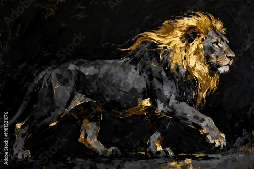 Fototapeta portrait of a lion
