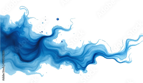 An artistic representation of dynamic water movement, capturing the fluid energy and graceful flow.
