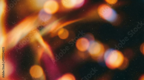 Warm, abstract light leak overlay