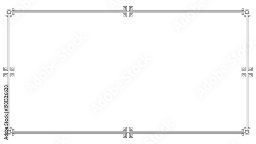 Oriental Spiral Wide Frame 18