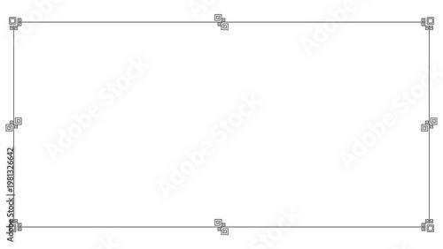 Oriental Spiral Wide Frame 23