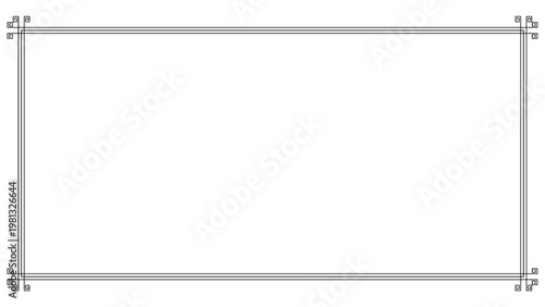 Oriental Spiral Wide Frame 25