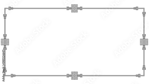 Oriental Spiral Wide Frame 6