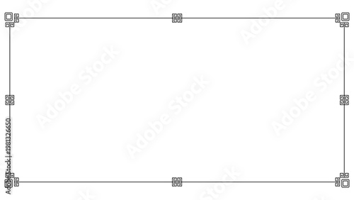 Oriental Spiral Wide Frame 24