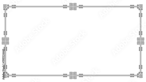 Oriental Spiral Wide Frame 3