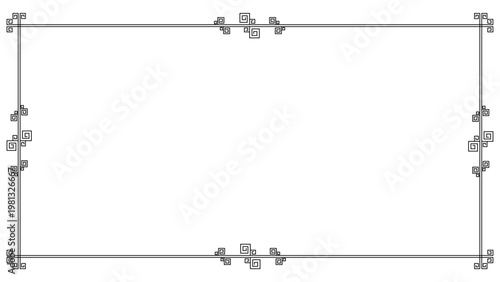 Oriental Spiral Wide Frame 8