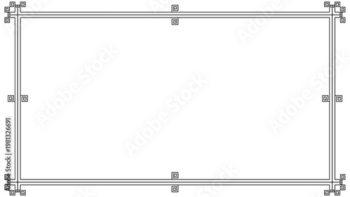 Oriental Spiral Wide Frame 13