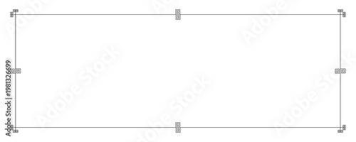 Oriental Spiral Ultra wide Frame 18