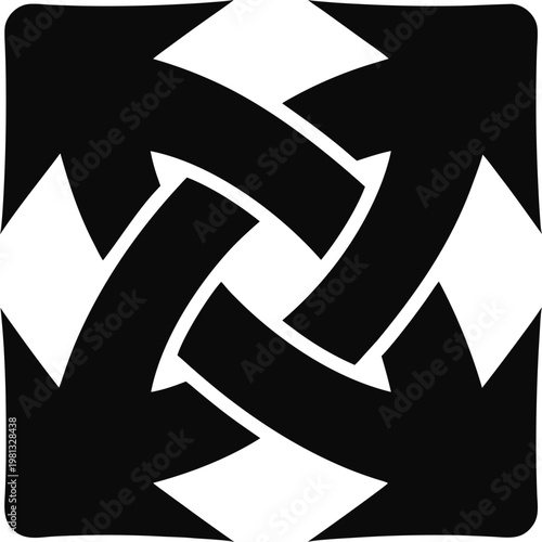 Data Transfer Arrows Icon Vector Illustration