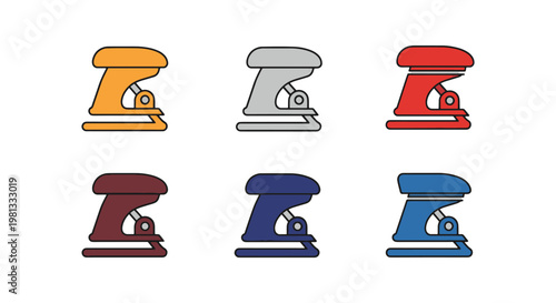 Graduation robe clips Line art simple abstract vector design