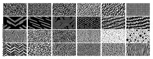 Fotografi Abstract Geometric Textures and Patterns Collection Vector, Mega Set of Backgrou