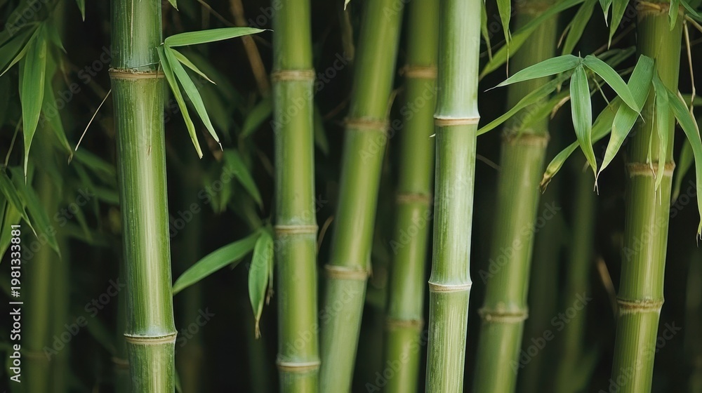 Fototapeta premium Bamboo growth action forest location nature content serene environment close-up view tranquility concept for seo impact