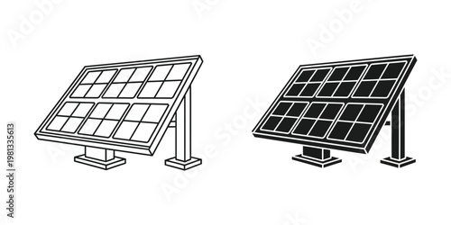 Comparison of traditional and solar panel electricity generation systems