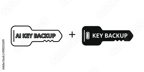 Combining ai key backup with traditional key backup methods