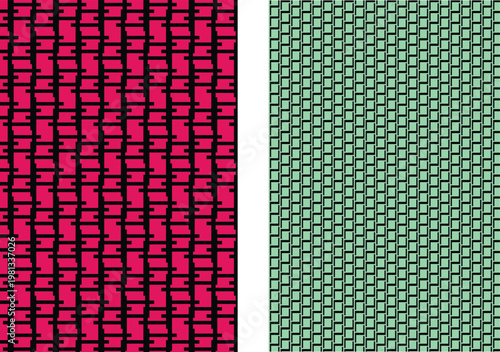 Hand drawn seamless geometric pattern