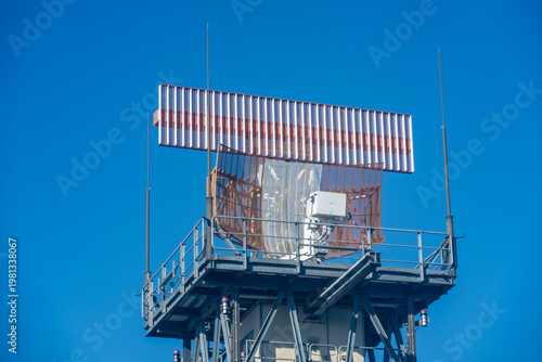 Secondary Surveillance Radar Tower at International Airport