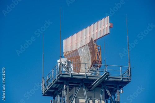 Secondary Surveillance Radar Tower at International Airport