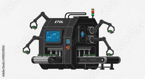 Automated Robotic Arm Manufacturing Machine.