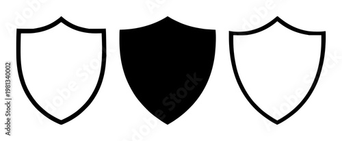 Immune system shield icon set with a solid black fill and white background featuring protection, immunity, defense with healthcare and medical symbols