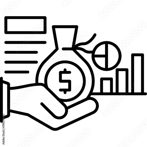 Investment Account Outline Icon