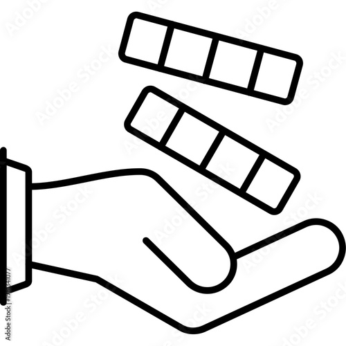 Royalty Income Outline Icon