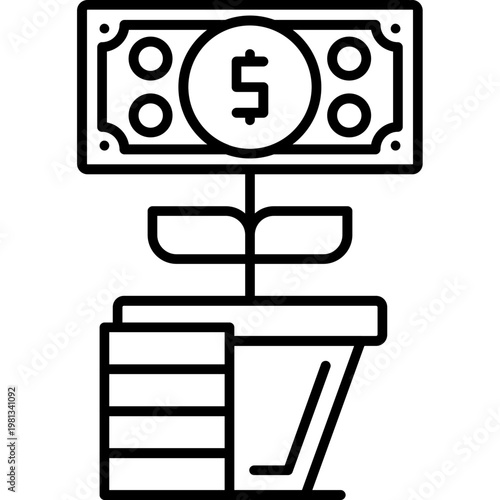 Business Passive Outline Icon