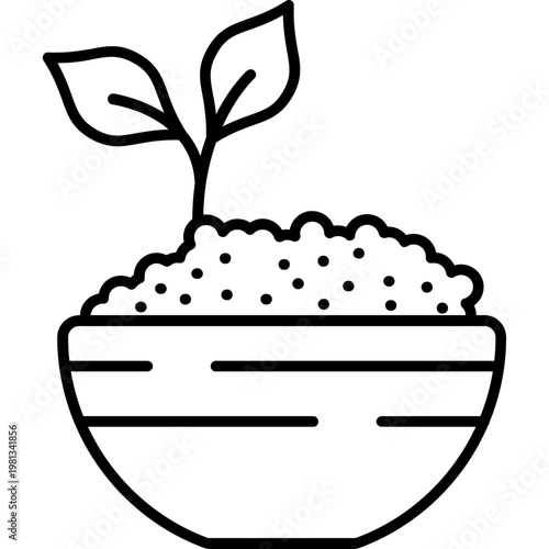 Superfood Mix Outline Icon