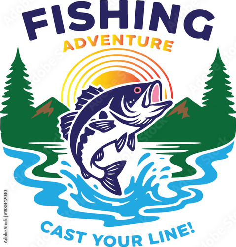 Fishing adventure card