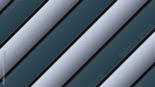 Abstract diagonal stripes with a gradient effect on a dark teal background, creating a sleek and modern aesthetic for graphic design and backgrounds