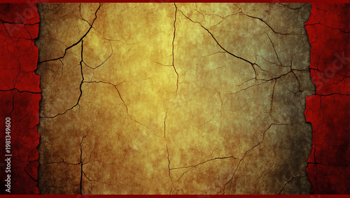 しわと傷のあるレトロな背景素材　AI生成素材