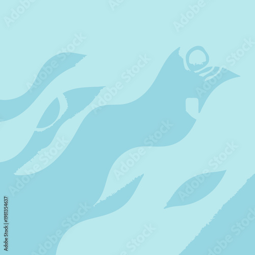 People are swimming in the ocean with scuba gear on their faces.