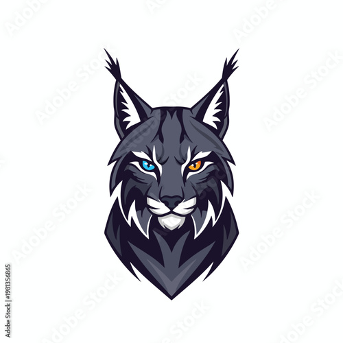 Stylized Animal Head Illustration Featuring a Mystical Forest Creature
