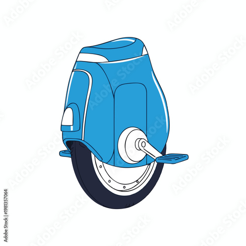 Modern Electric Scooter with a Stylish Design for City Commuting