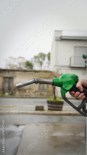 Dry fuel at gas station 